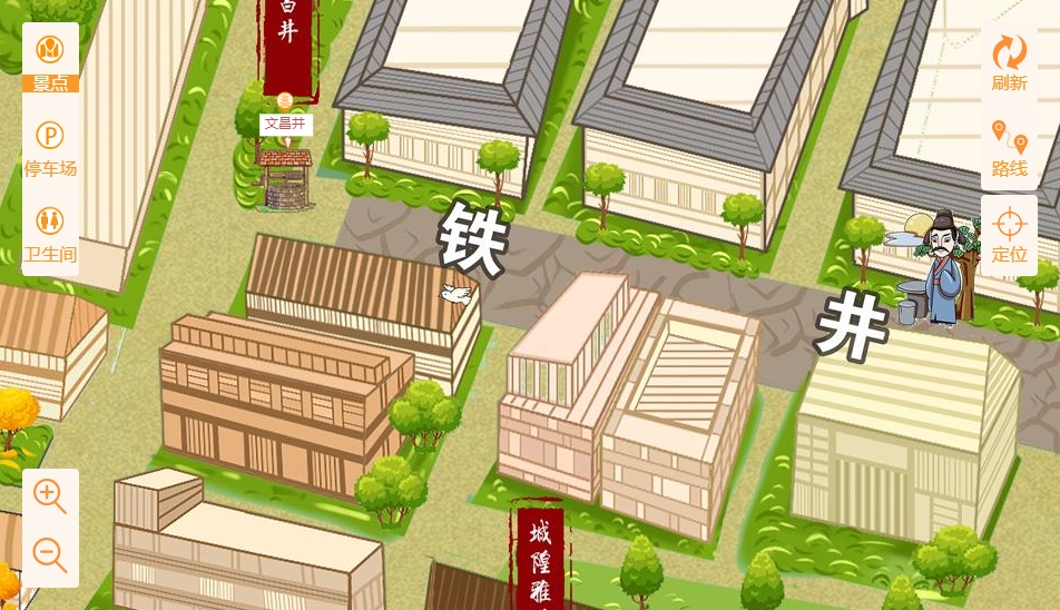 无锡智慧景区：手绘地图与语音导览的完美融合